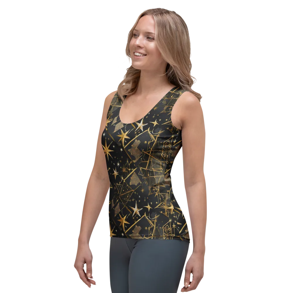 Nocturne Orbit on Women's Tank Top — Left Front