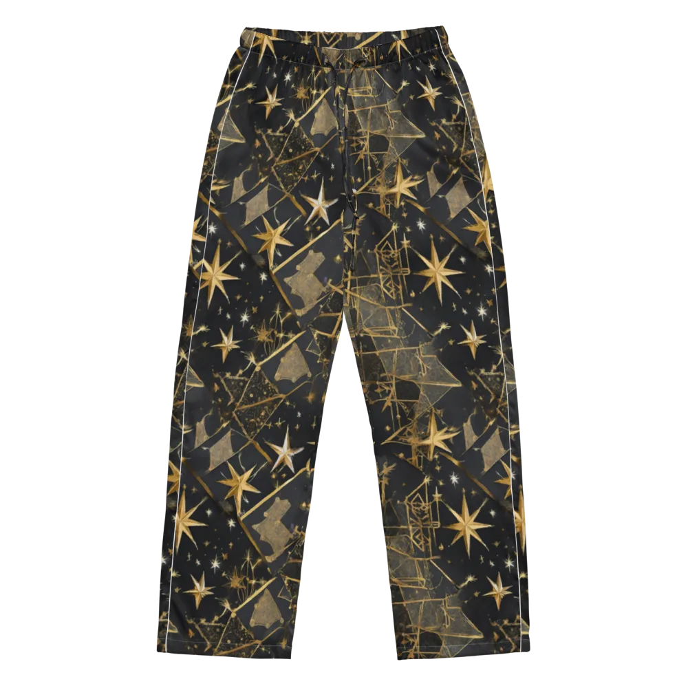 Nocturne Orbit on Women's Pajama Pants — Front