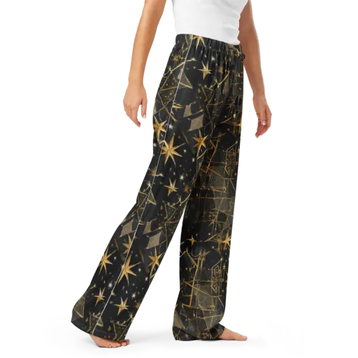 Nocturne Orbit on a Women's Pajama Pants
