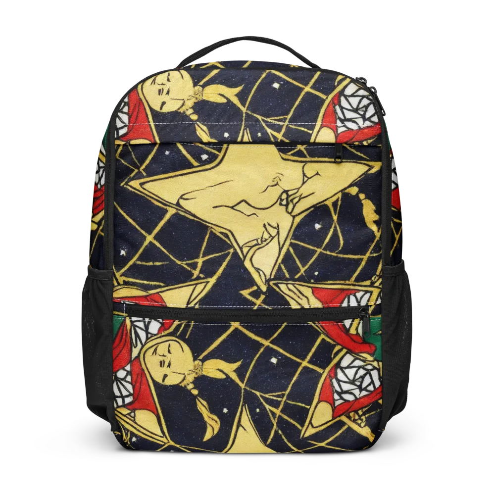 Midnight Starlets on Utility Backpack — Front