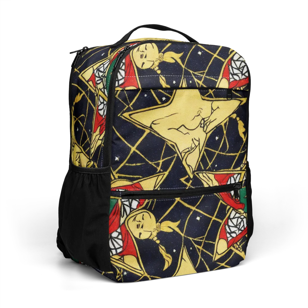 Midnight Starlets on Utility Backpack — Right Front