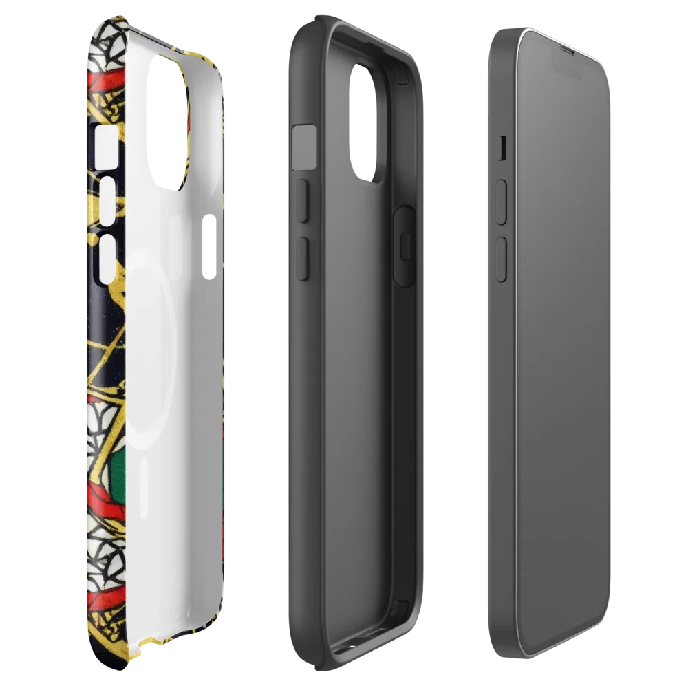 Midnight Starlets on MagSafe Tough Case for iPhone® — Front
