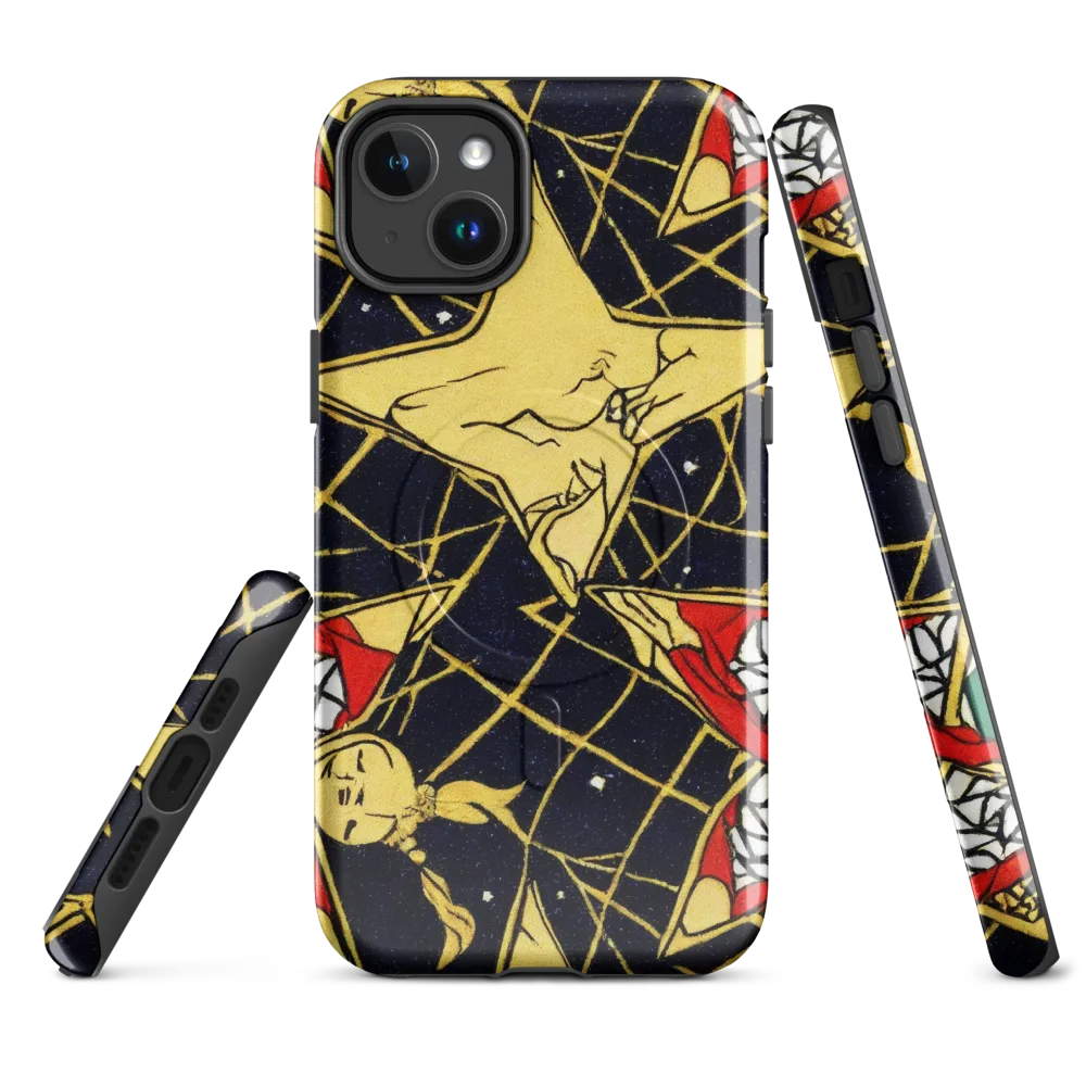 Midnight Starlets on MagSafe Tough Case for iPhone® — Front