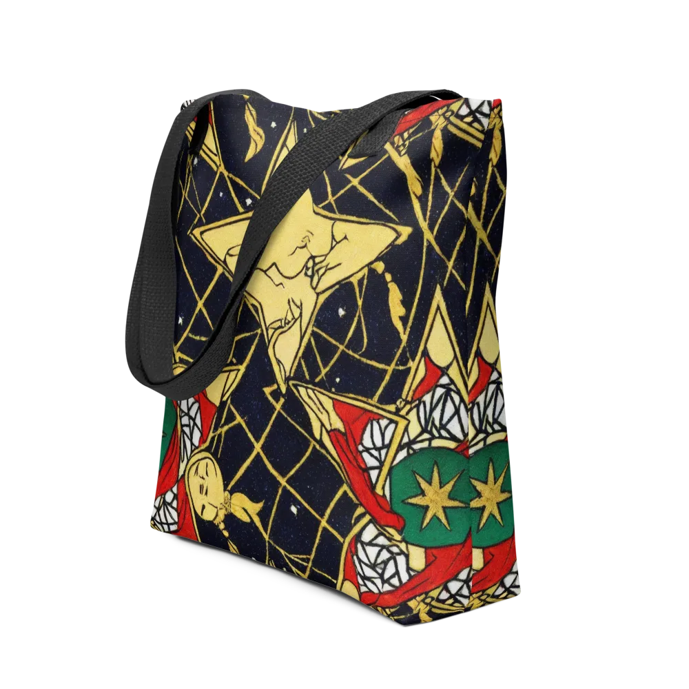 Midnight Starlets on Tote Bag — Front