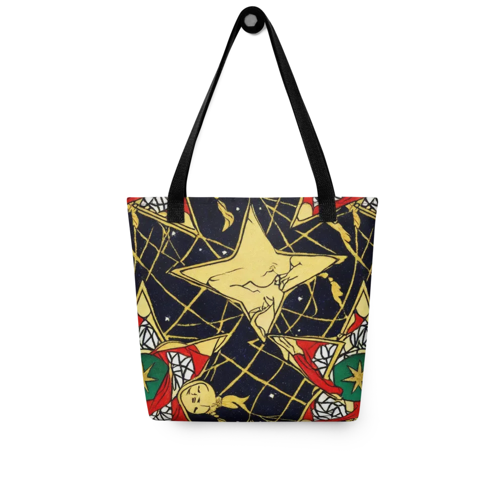 Midnight Starlets on Tote Bag — Front