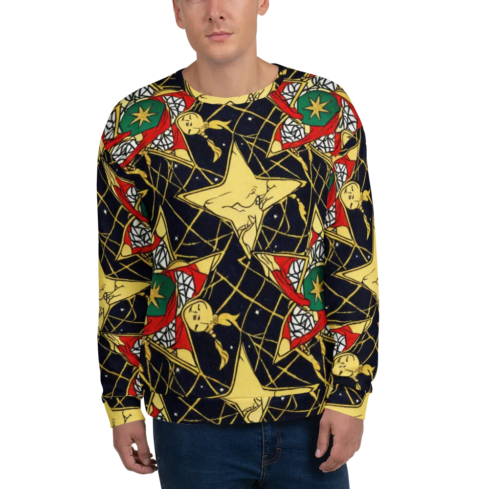 Midnight Starlets on Sweatshirt — Front