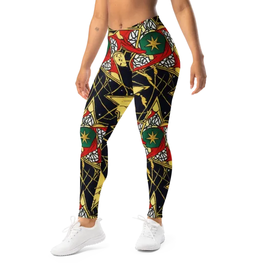 Midnight Starlets on a Leggings