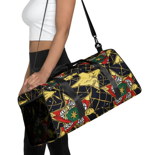 Midnight Starlets on a Duffle Bag
