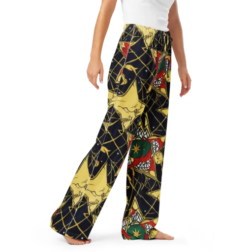 Midnight Starlets on a Women's Pajama Pants