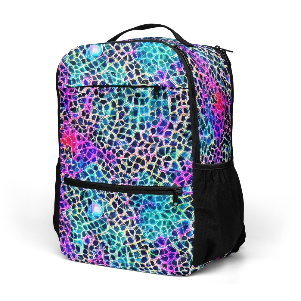 Prismatic Veins on Utility Backpack — Left Front
