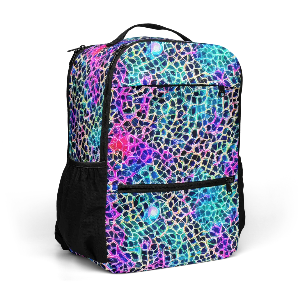 Prismatic Veins on Utility Backpack — Right Front