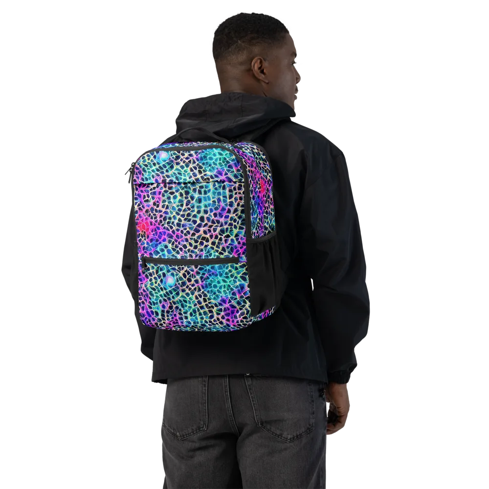 Prismatic Veins on Utility Backpack — Back