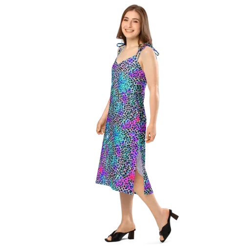 Prismatic Veins on a Slip Dress