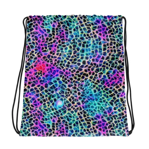Prismatic Veins on a Drawstring Bag