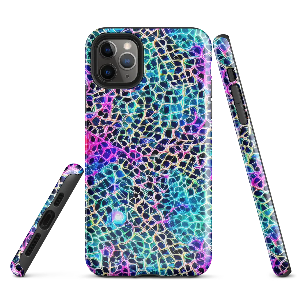 Prismatic Veins on Tough Case for iPhone® — Front