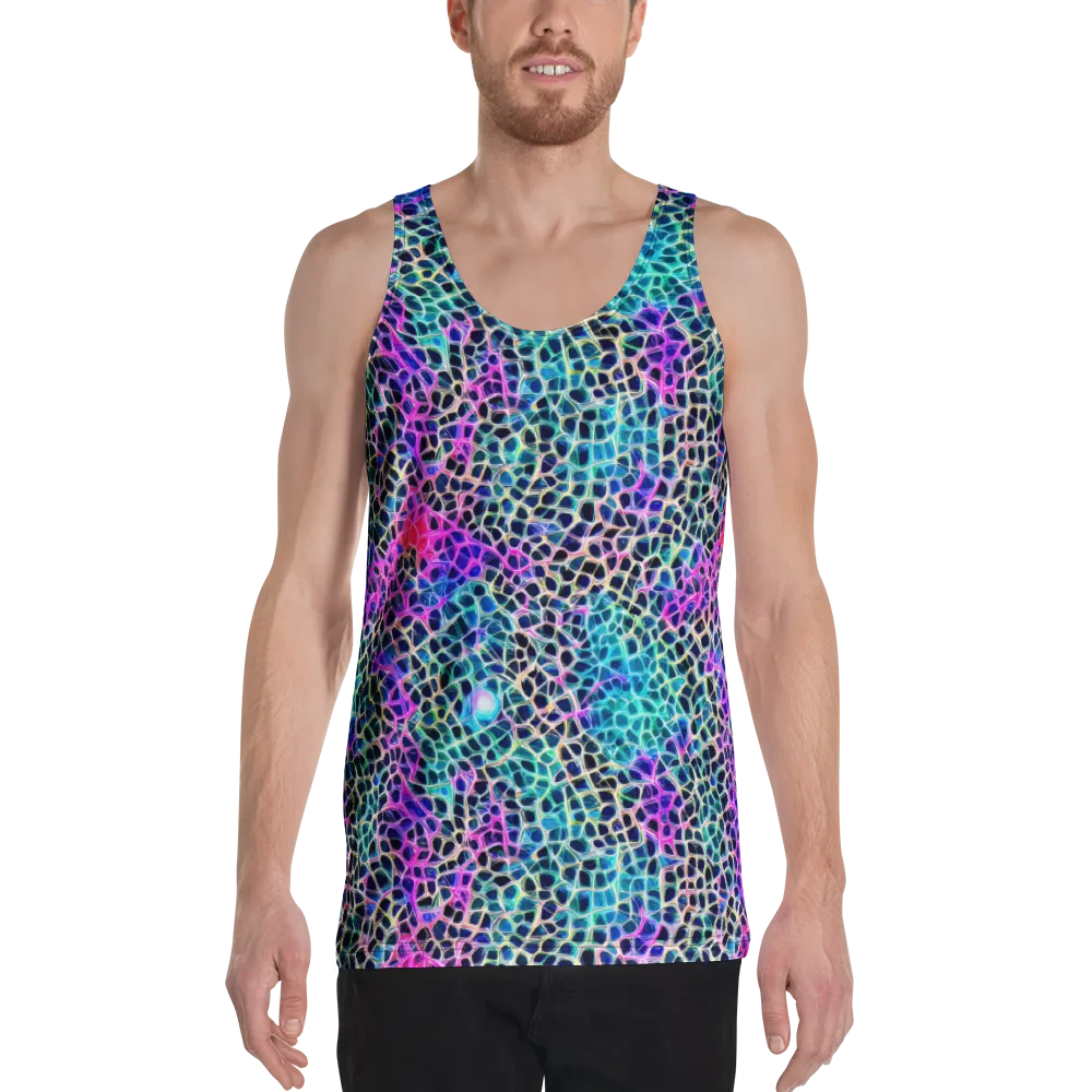 Prismatic Veins on Men's Tank Top — Front