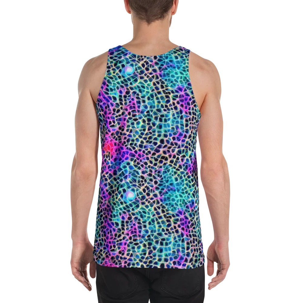 Prismatic Veins on Men's Tank Top — Back