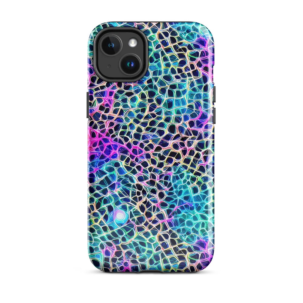 Prismatic Veins on MagSafe Tough Case for iPhone® — Front