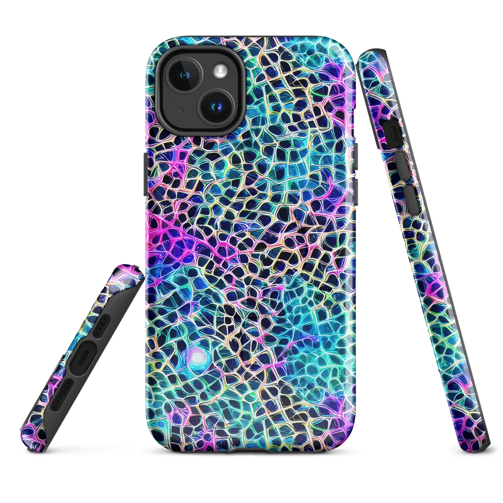Prismatic Veins on MagSafe Tough Case for iPhone® — Front