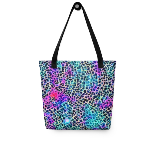 Prismatic Veins on a Tote Bag
