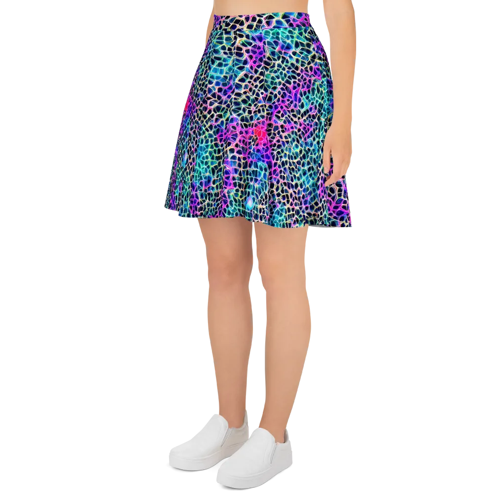 Prismatic Veins on Skater Skirt — Left