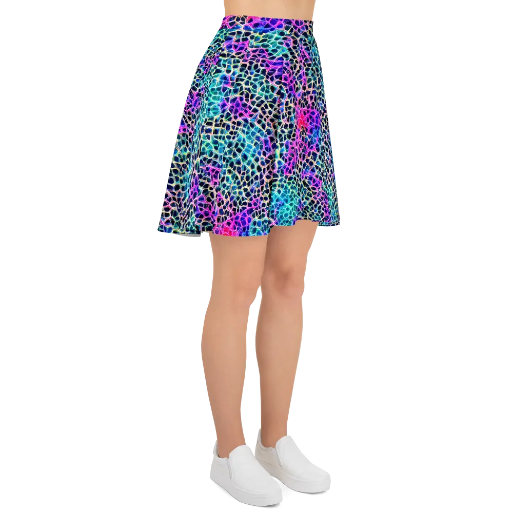Prismatic Veins on Skater Skirt — Right