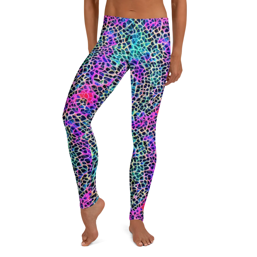 Prismatic Veins on Leggings — Front