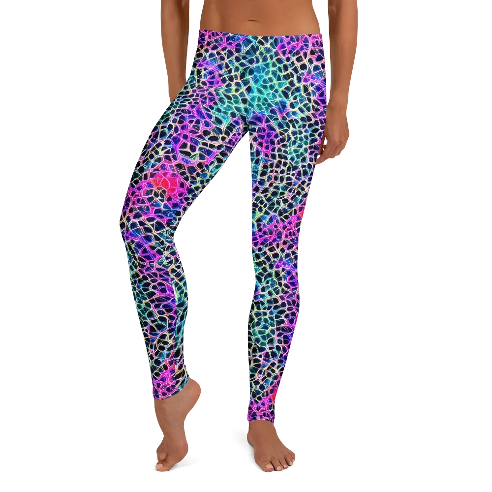 Prismatic Veins on Leggings — Front