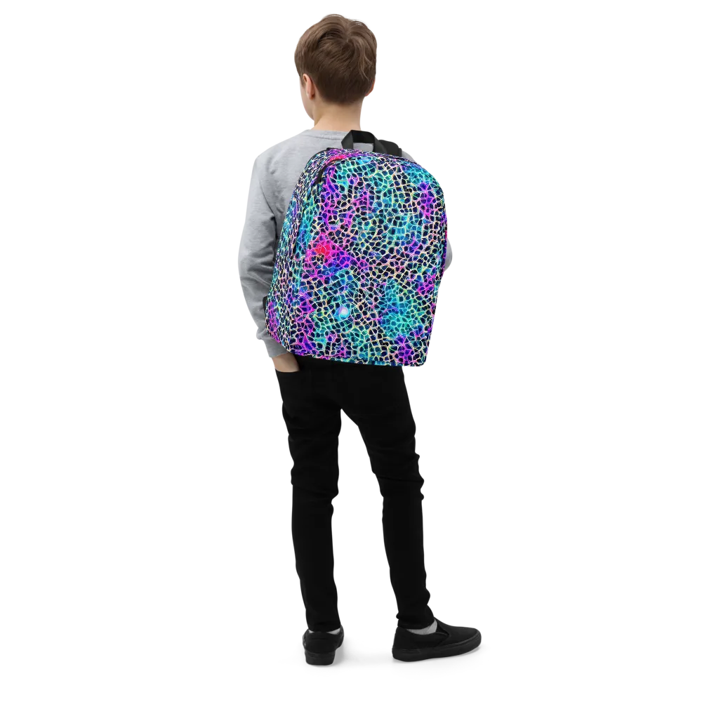 Prismatic Veins on Minimalist Backpack — Right Front