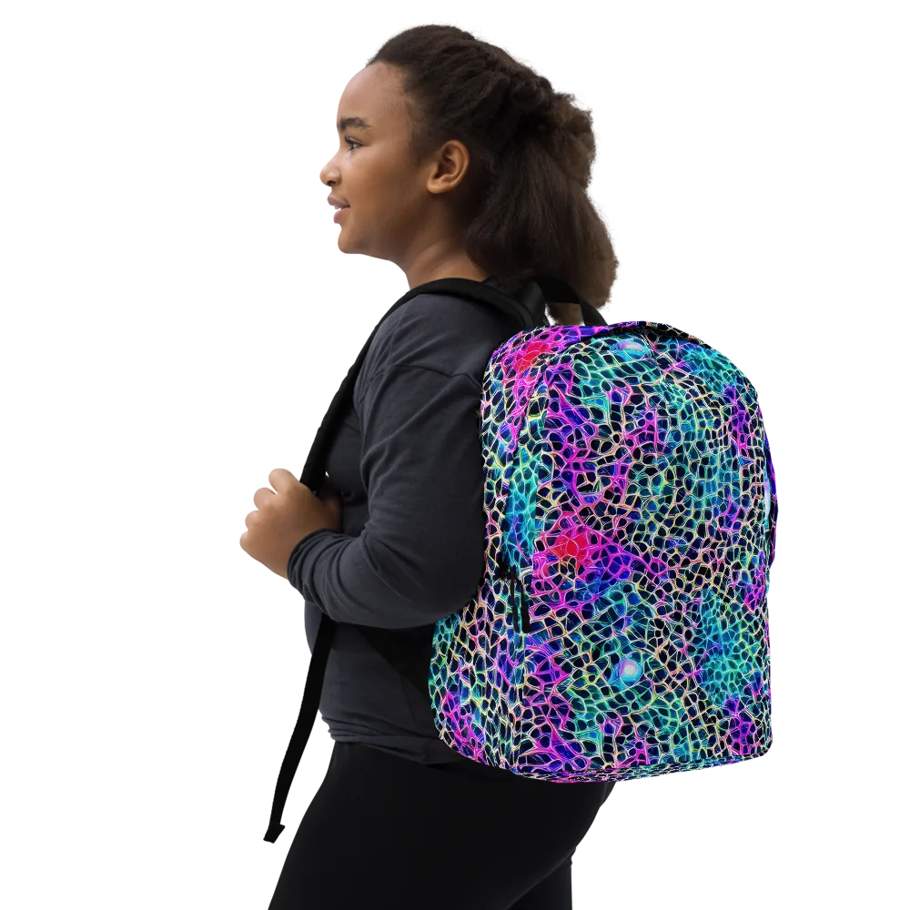 Prismatic Veins on Minimalist Backpack — Right Front