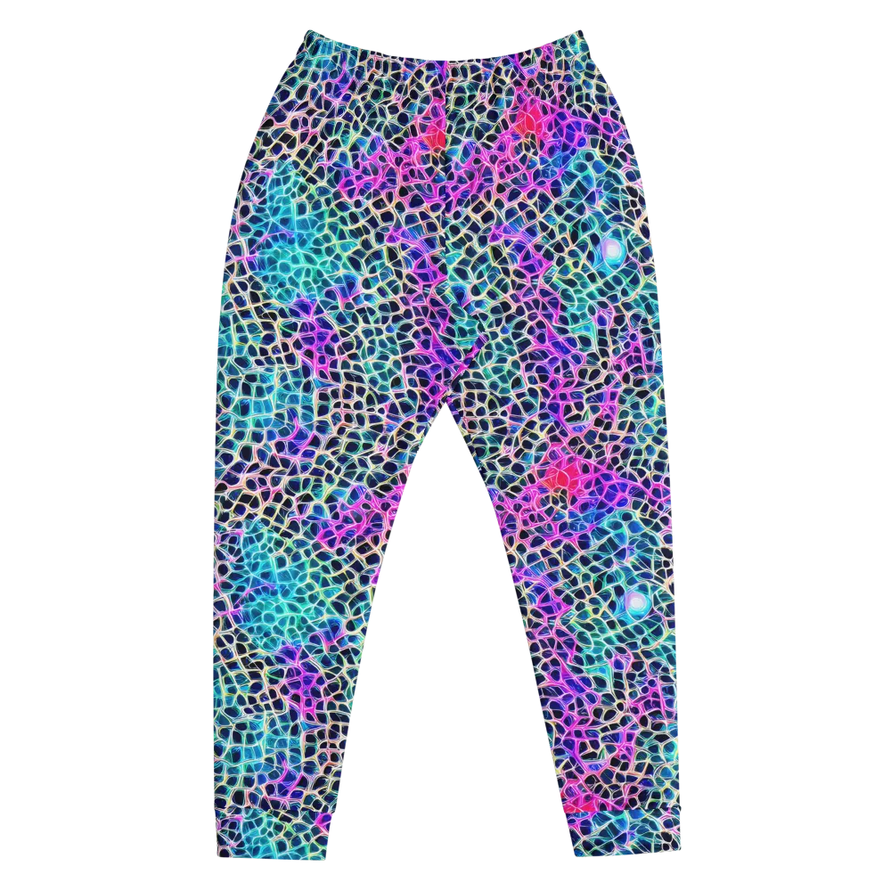 Prismatic Veins on Men's Joggers — Front