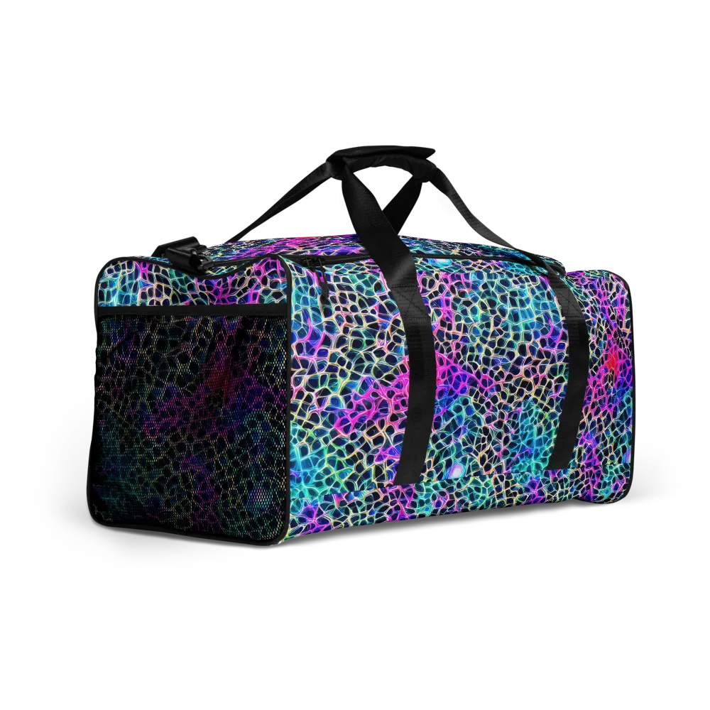 Prismatic Veins on Duffle Bag — Right Front