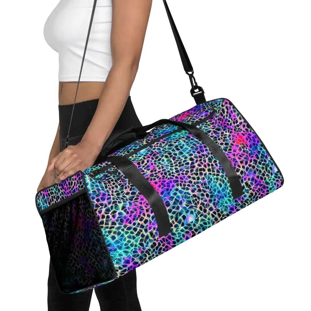 Prismatic Veins on Duffle Bag — Front