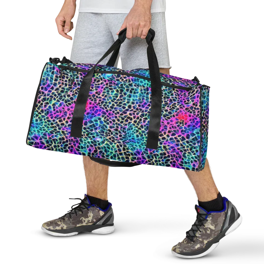 Prismatic Veins on Duffle Bag — Front