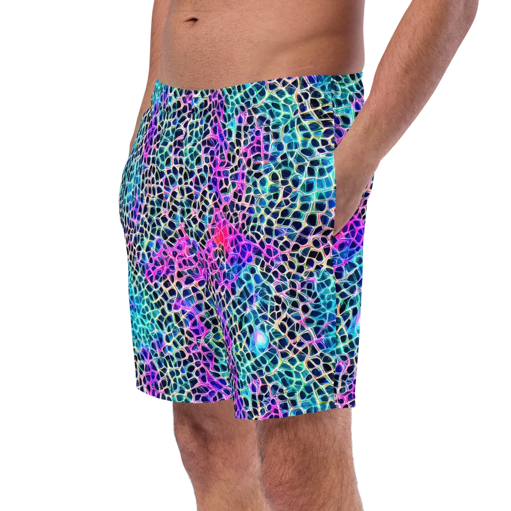 Prismatic Veins on Swim Trunks — Left Front