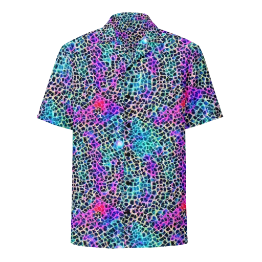 Prismatic Veins on a Button Shirt