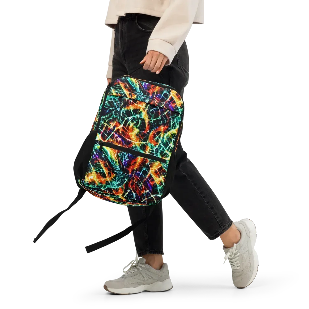 Afterdark Feathers on Utility Backpack — Front