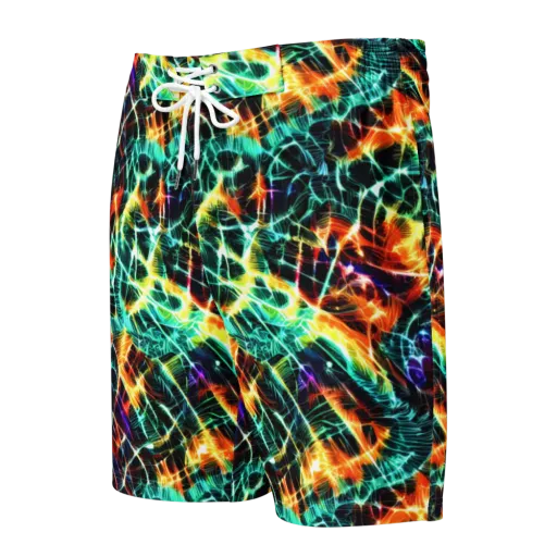 Afterdark Feathers on a Men's Board Shorts