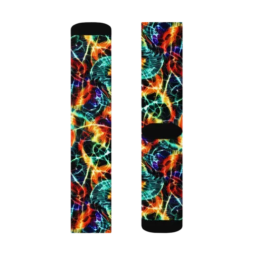 Afterdark Feathers on a Socks