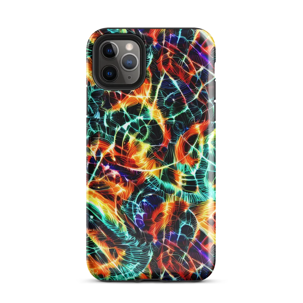 Afterdark Feathers on Tough Case for iPhone® — Front