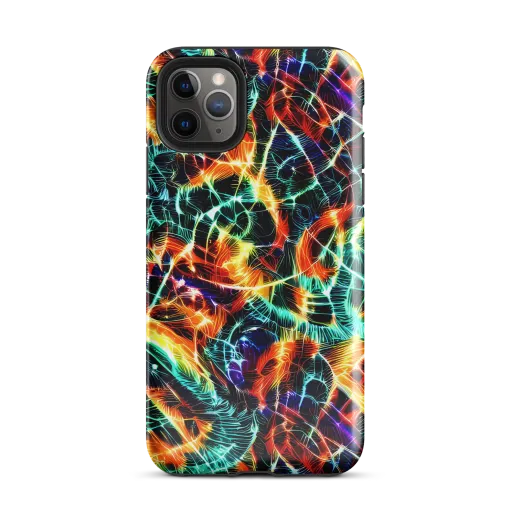 Afterdark Feathers on a Tough Case for iPhone®