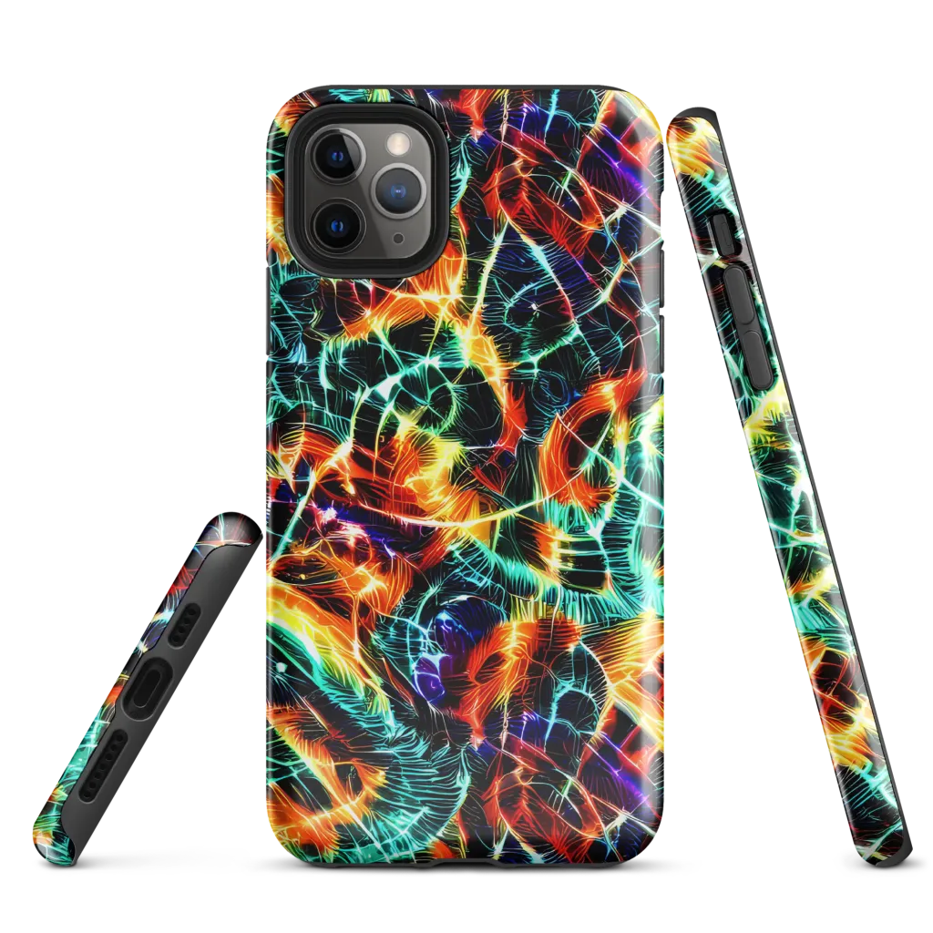 Afterdark Feathers on Tough Case for iPhone® — Front