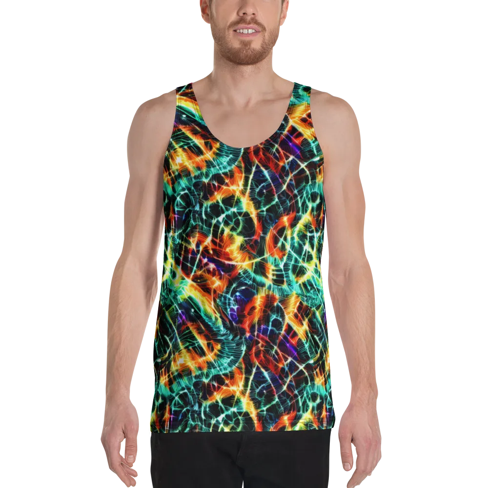 Afterdark Feathers on Men's Tank Top — Front