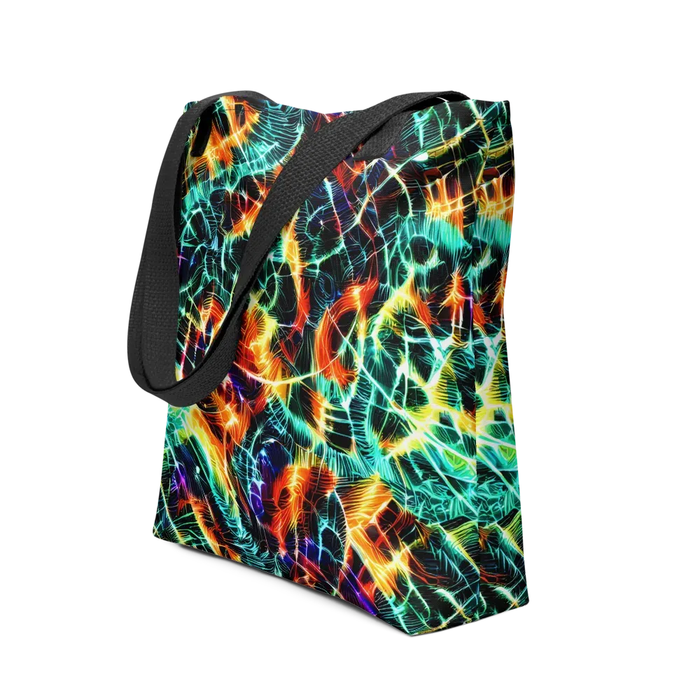 Afterdark Feathers on Tote Bag — Front