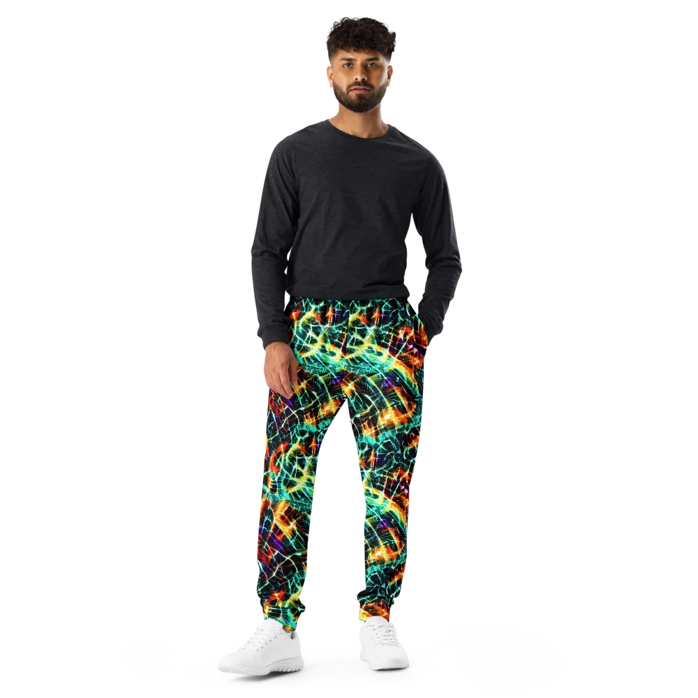 Afterdark Feathers on Men's Joggers — Front