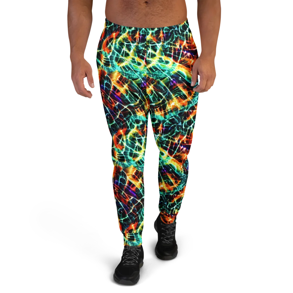 Afterdark Feathers on Men's Joggers — Front