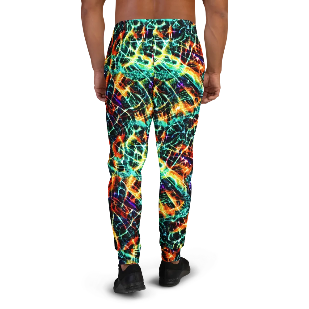 Afterdark Feathers on Men's Joggers — Back