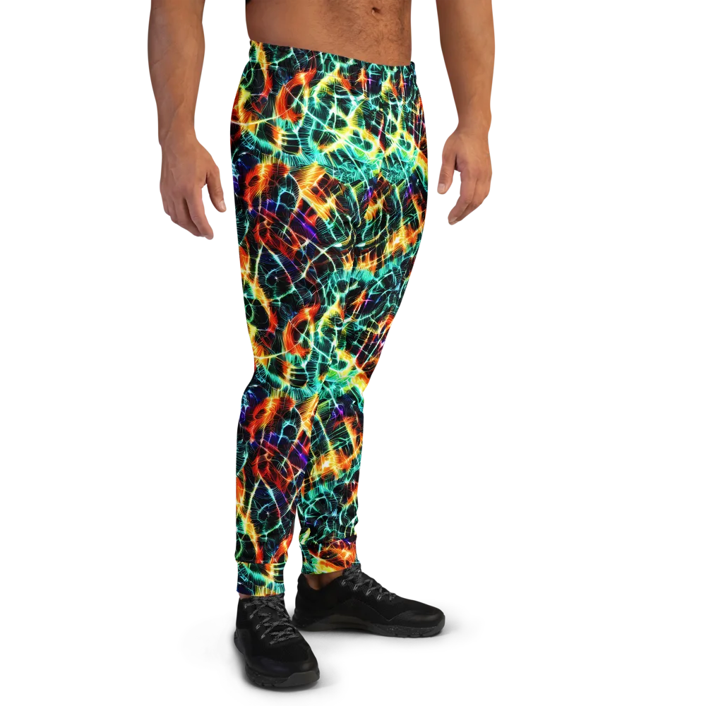 Afterdark Feathers on Men's Joggers — Right