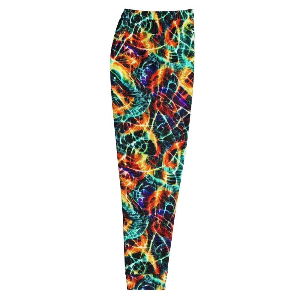 Afterdark Feathers on Men's Joggers — Right