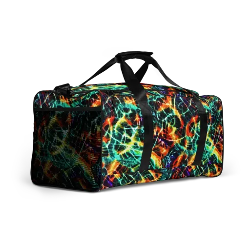 Afterdark Feathers on a Duffle Bag